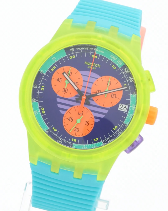 Amazon | [スウォッチ] 腕時計 SWATCH NEON WAVE スウォッチ・ネオン