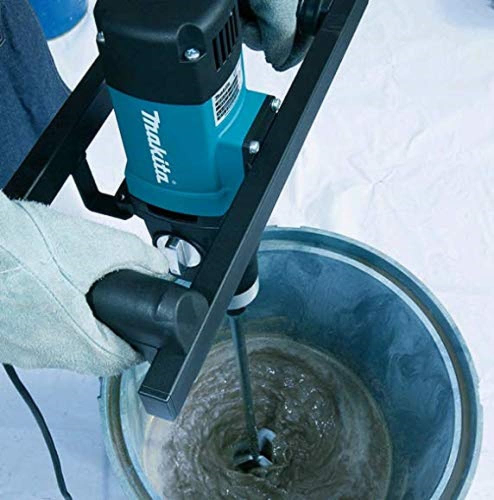 Makita UT1401 Mieszadło 140 mm, 2-Biegowa Przekładnia, Czarna, Niebieska
