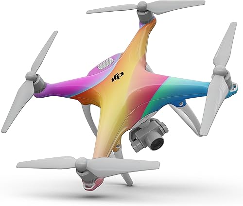 Miniatura 4 de DesignSkinz - Compatible con Drone DJI Spark - Vinilo adhesivo protector resistente a los arañazos - Abstracto Neon Wave V11