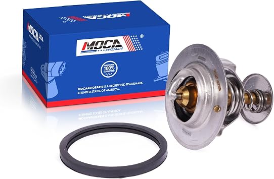 WINBEST Coolant Thermostat Compatible with 2002-2010 for Mitsubishi Lancer 2.0L, 2006-2010 for Dodge H100 2.5L, 2008-2016 for Mitsubishi L200 2.4L