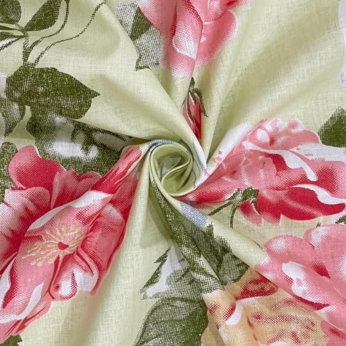 Image of Swayam Pure Cotton King Bedsheet with 2 Pillow Covers | 160 TC Soft Breathable Bed Sheet | Floral Printed | Size 108 x 108 inch | Comfortable & Durable for Bedroom - Grey