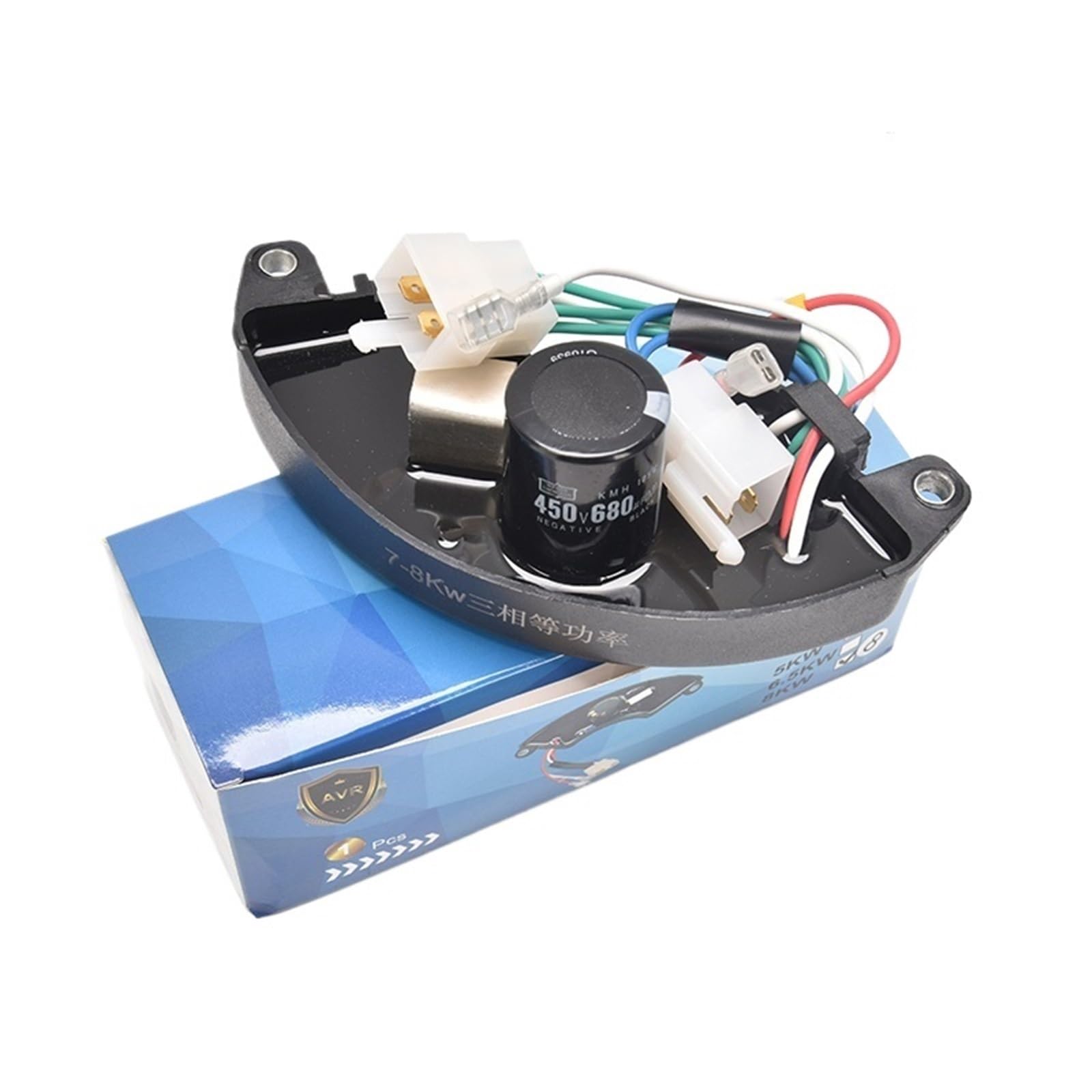 CSKWLLNBC 1pcs 7-8kw 8kw 7.5kw AVR gasoline generator set automatic voltage rectification regulator(7-8KW 1-phase)