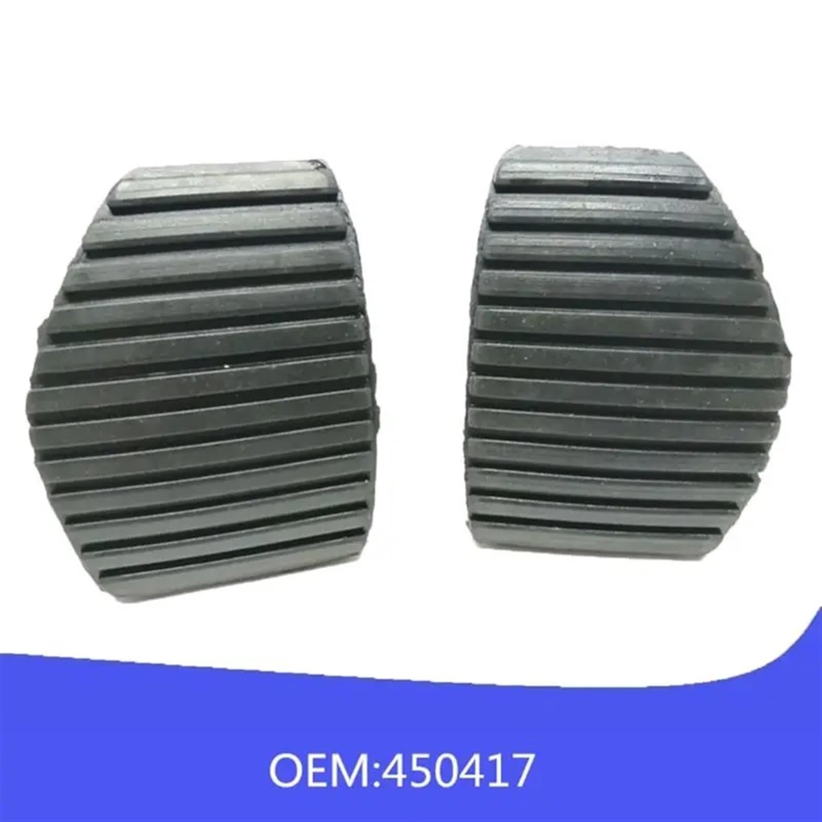 1 Paire Couvre-Pédales Embrayage Et Frein Caoutchouc - Compatible Peugeot Citroën C5 C3 Picasso DS4