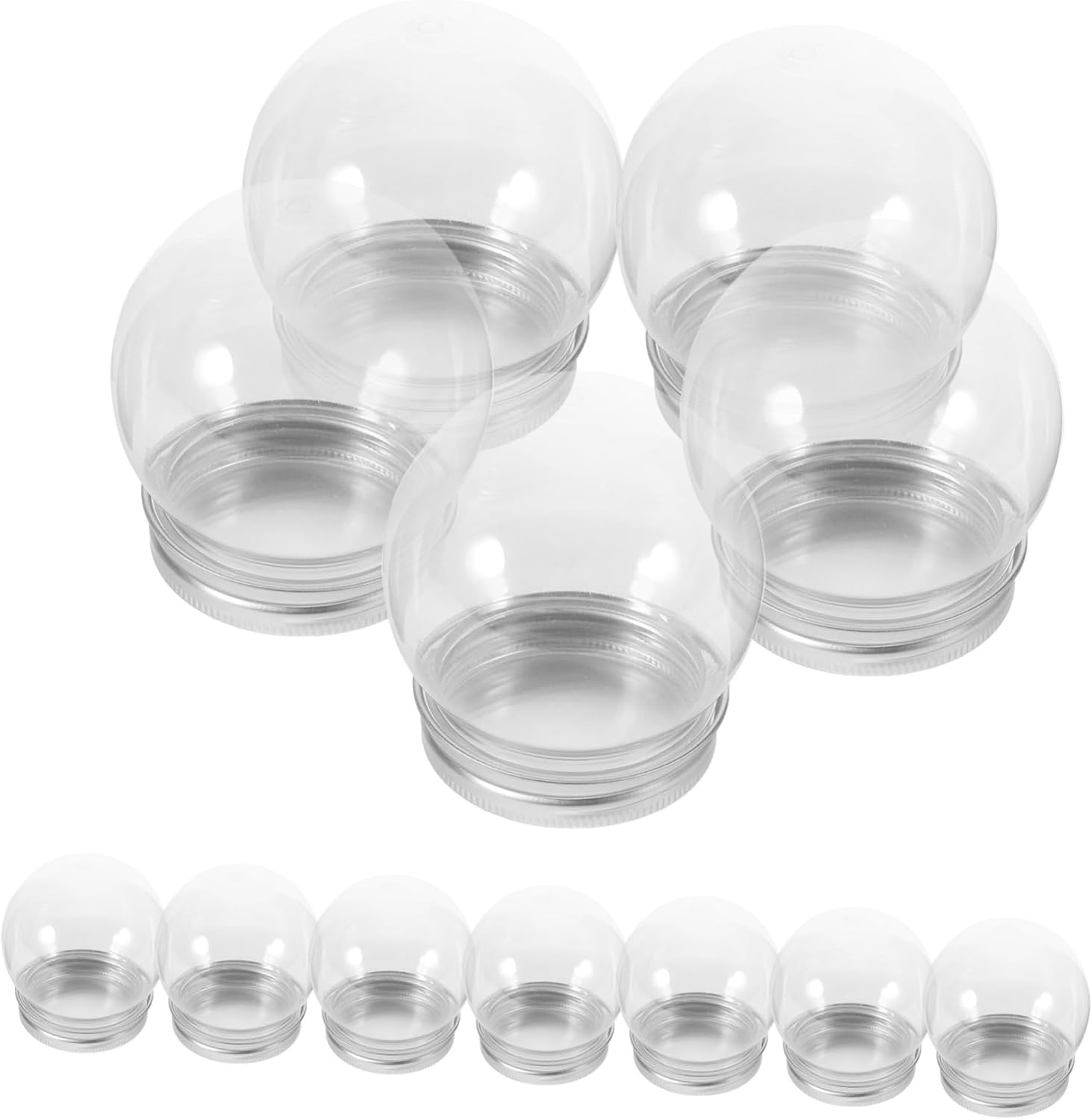 SOLUSTRE Candy Party Favor Boxes 12pcs DIY Snow Globes Treat Containers Light Bulb Bottle Treat Boxes for Wedding