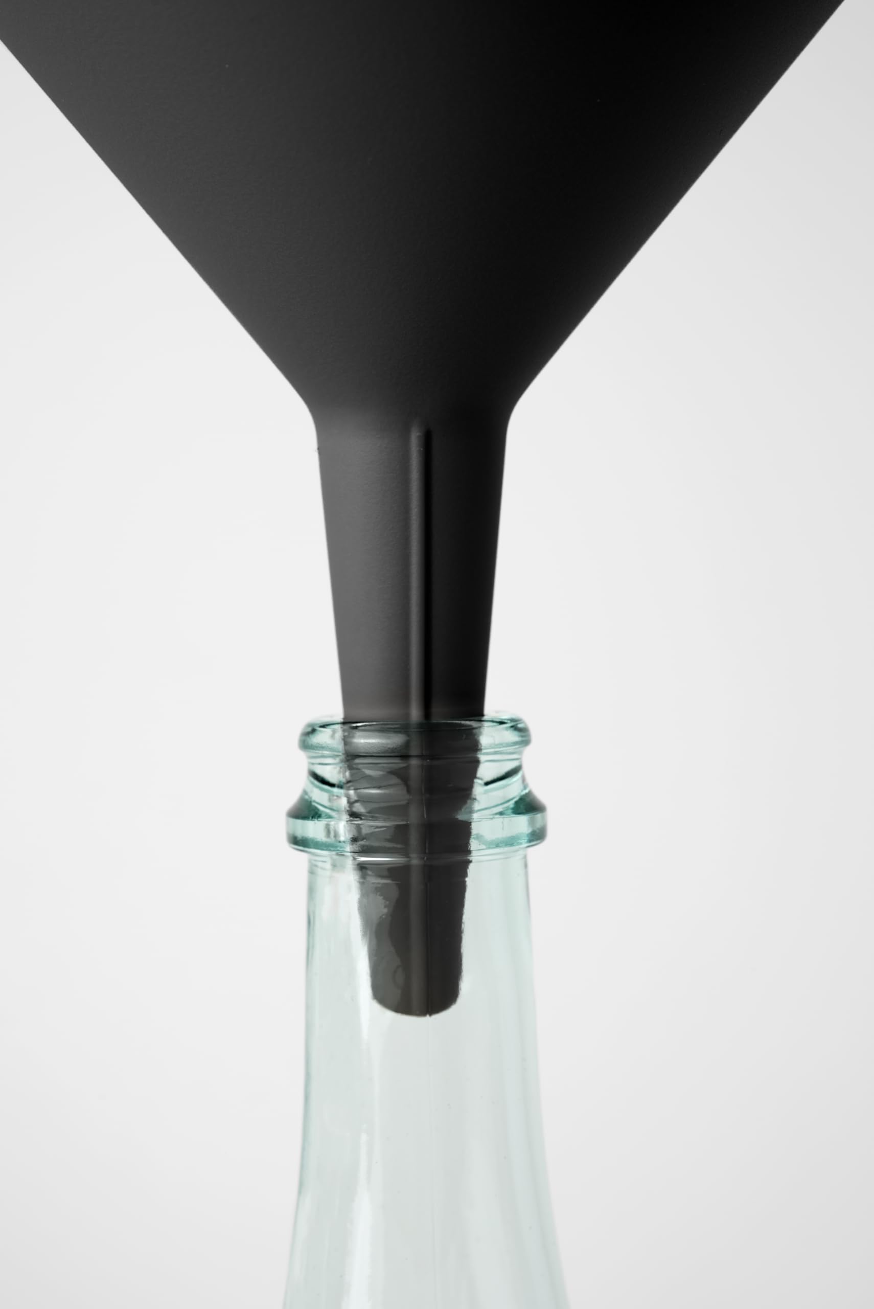 Blim Plus - Imbuto Dosatore Dolina Carbon Black con Tappo Ermetico - Travaso Decorazione Precisa - Made in Italy