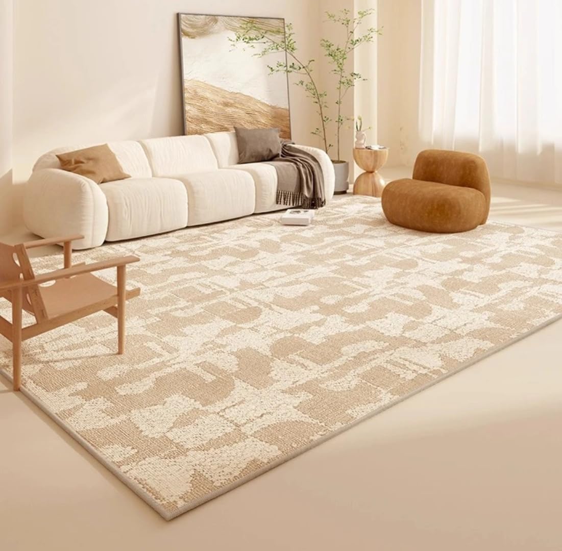 Tapis de sol moelleux haut de gamme pour chambre à coucher élégante