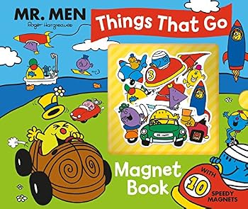 Hardcover Mr. Men: Things That Go Magnet Book [Hardcover] ROGER HARGREAVES Book