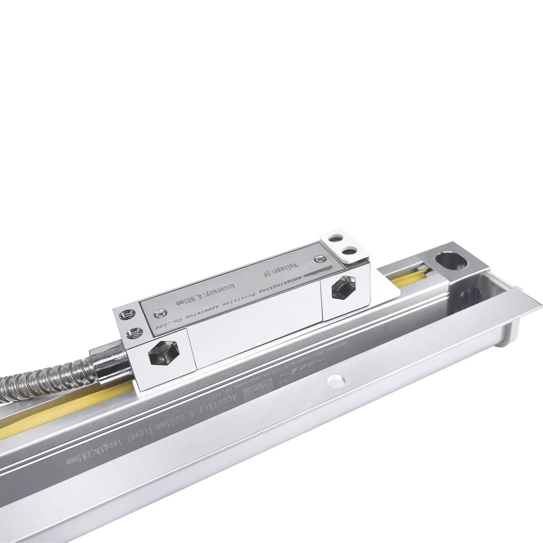 Enkoder skali liniowej, 3-osiowy LCD DRO 2-osiowy LCD DRO SET Cyfrowy odczyt z 2/3PCS 50-1000mm Linijka enkodera liniowego, 13 języków do tokarki frezującej do tokarki(GCS908-2)