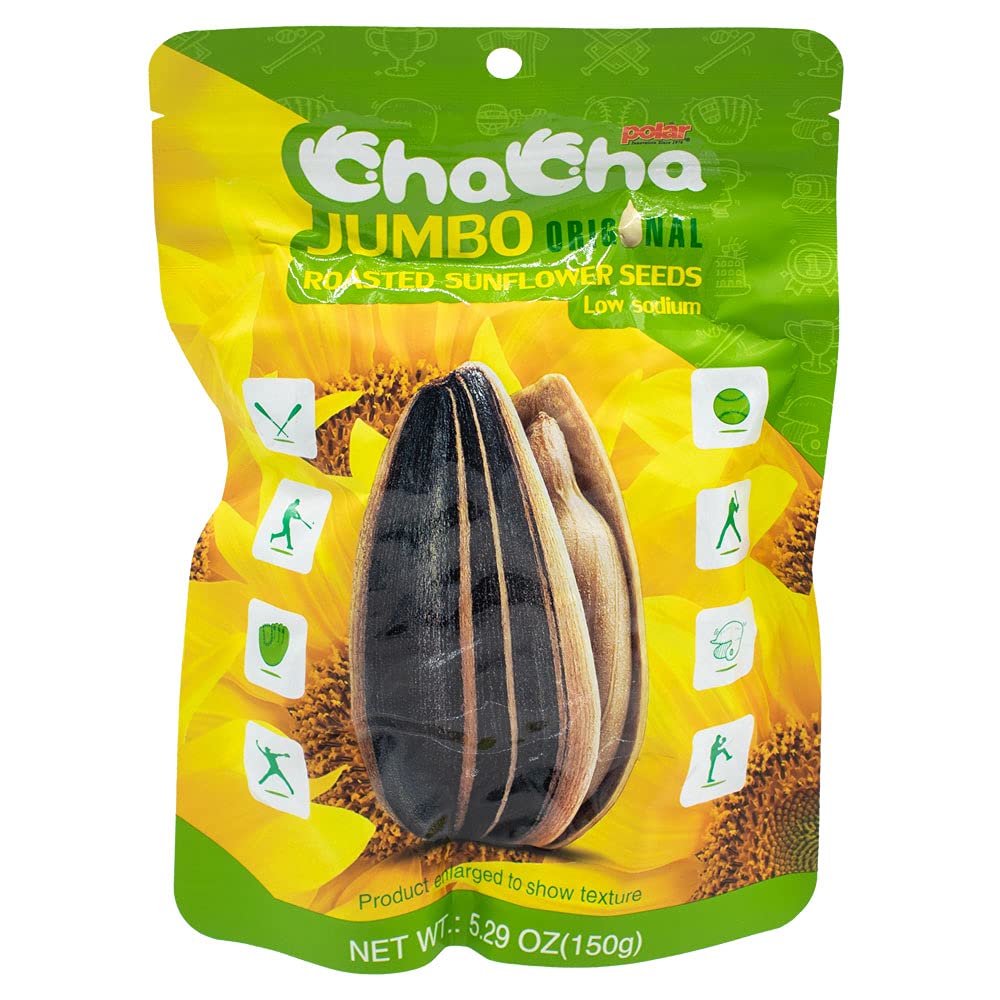 Chacha Jumbo Sunflower Seeds Original Flavor, 5.29 Ounce
