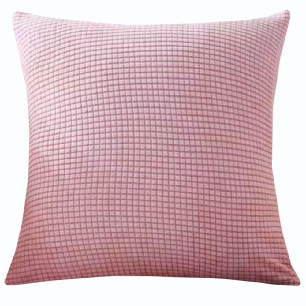 Swj-Swjssb Peach Super King Size Pillow Cases,Square Extra Large Cushion Covers 90X90,70X70,80X80 Cm Soft Stretch Pillow Cover With Invisible Zipper Decorative Pillowcases For Sofa Couch(,50X50 Cm (1Pc))