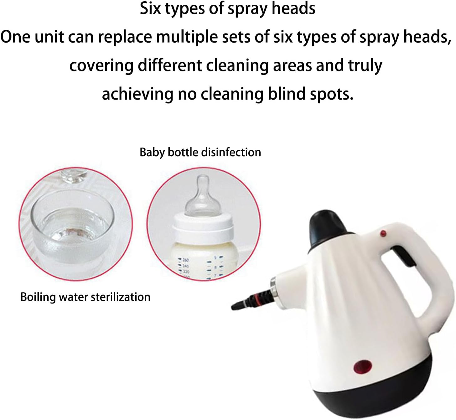 多機能ハンドヘルド高温蒸しクリーナー家庭用機械高圧洗浄アクセサリー多目的ハンドヘルド高温アプライアンスキッチン用