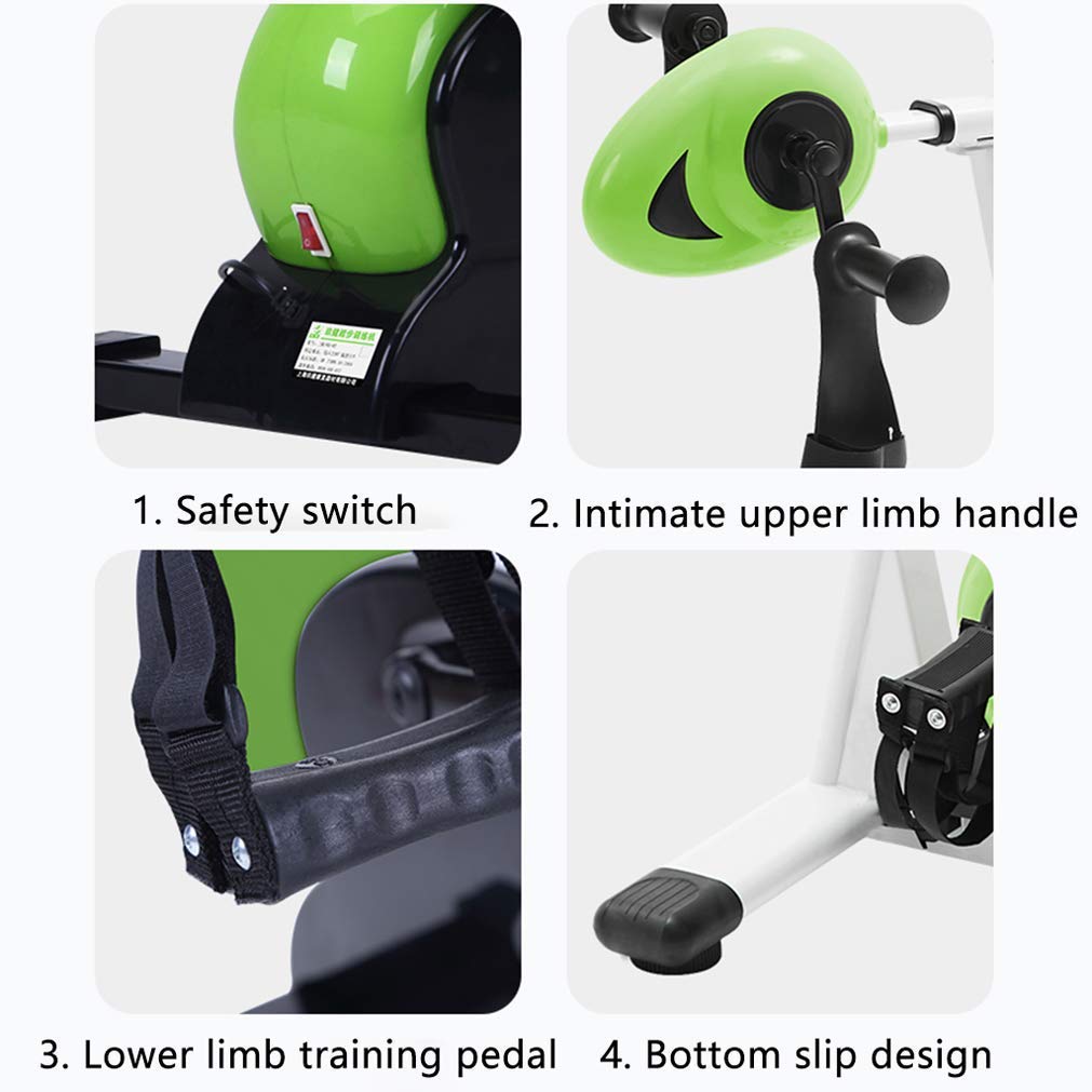 Mini elektryczny rower rehabilitacyjny Maine Home seniorzy składany rower elektryczny trener pedałów kończyn górnych i dolnych sprzęt rehabilitacyjny