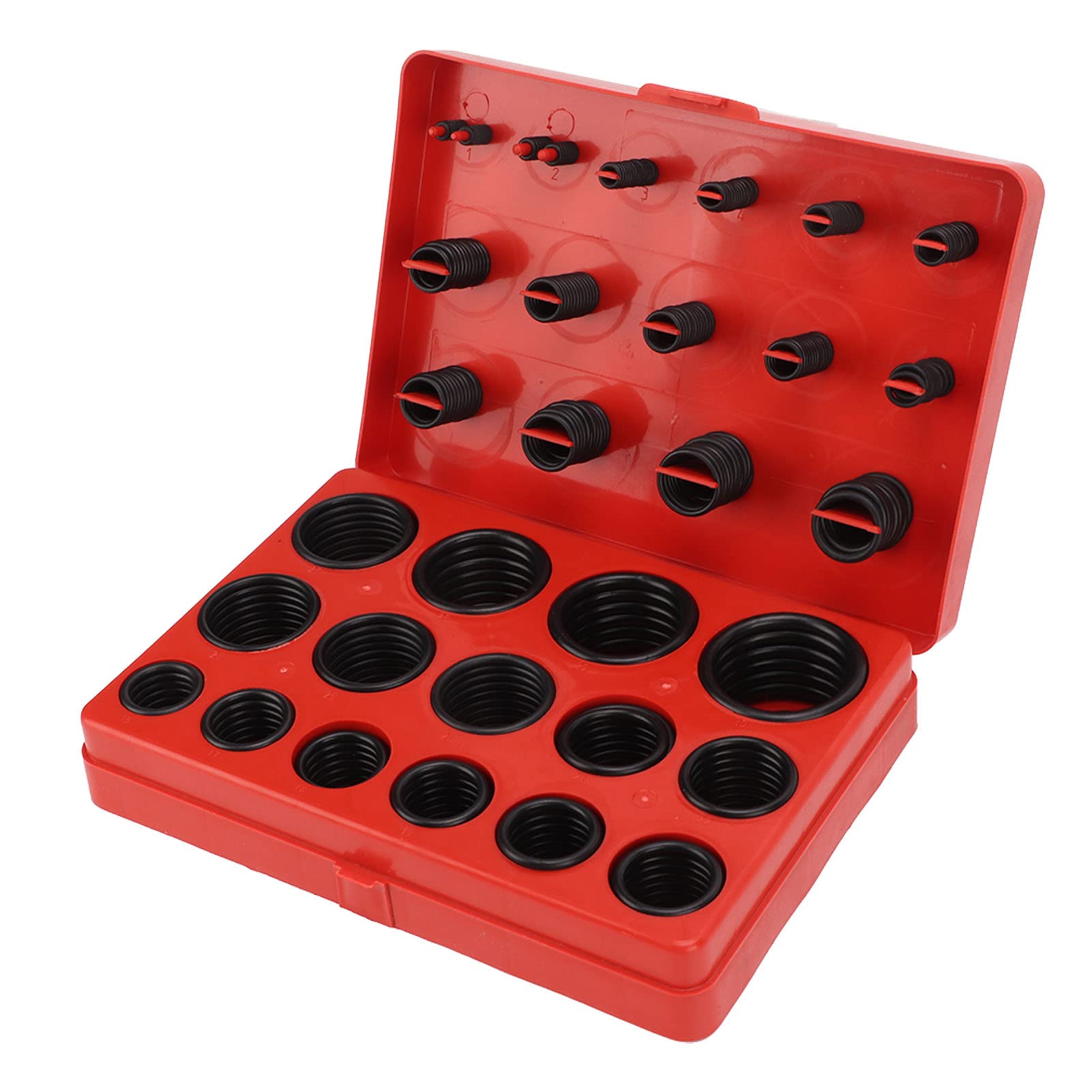 347 piezas Kit de sello de junta tórica de goma Juego surtido de juntas de arandela universal para maquinaria de grifos de tuberías automotrices