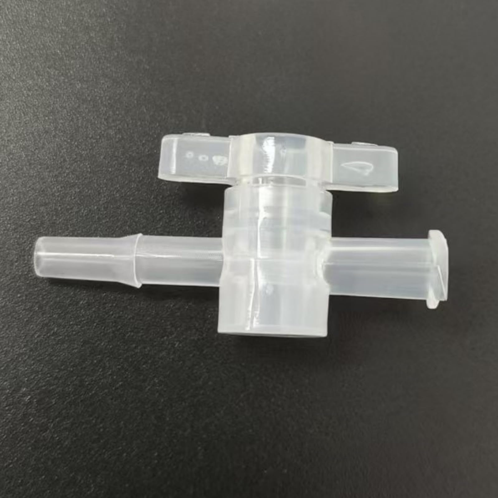 50 llaves de paso de 2 vías for sistemas de bloqueo y catéter, válvula de conexión de plástico duradera for uso en laboratorio y transferencia de fluidos(Transparent)