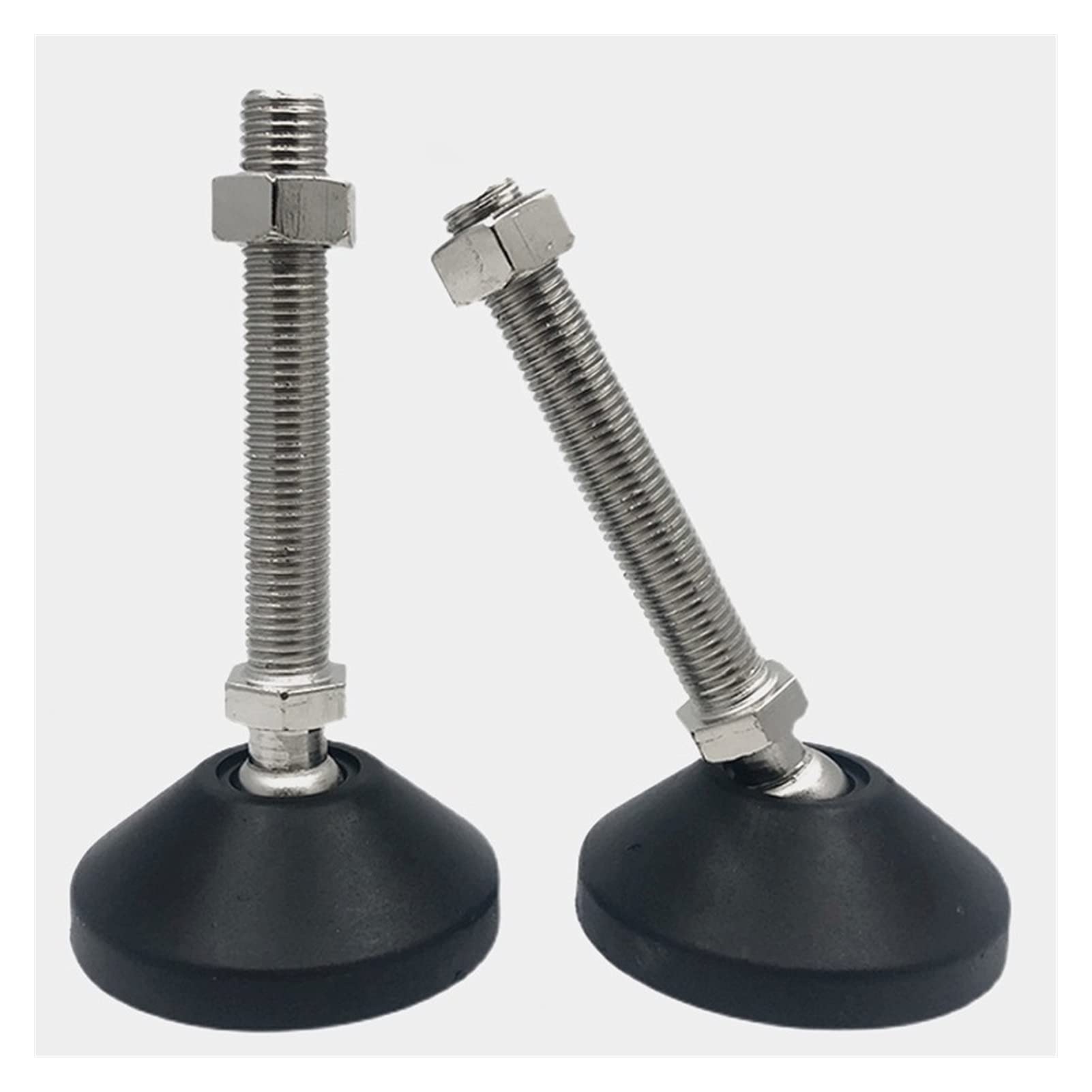 Barra de nivelación ajustable M20 M24 roscada para muebles, barra deslizante, 6 unidades, antideslizantes, niveladores de patas de mesa para estabilidad y apoyo, 80 x M24 x 100 mm