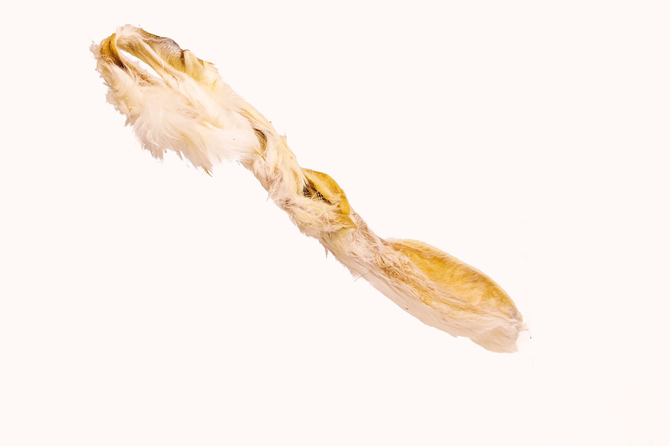 Doodles Deli Air Dried Rabbit Ears with Hair 1kg