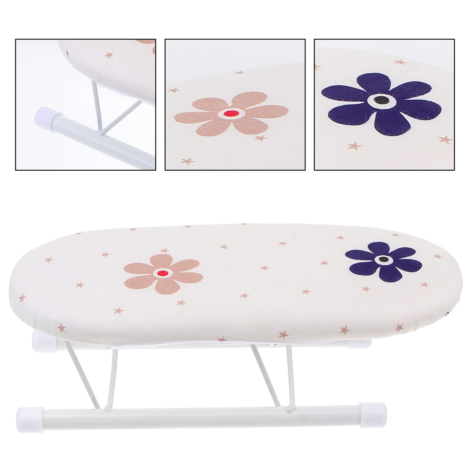 DOITOOL Ironing Board for Home Portable Mini Ironing Rack Small Travel Table Breathable Material Folding Accessory U-Shaped Panel