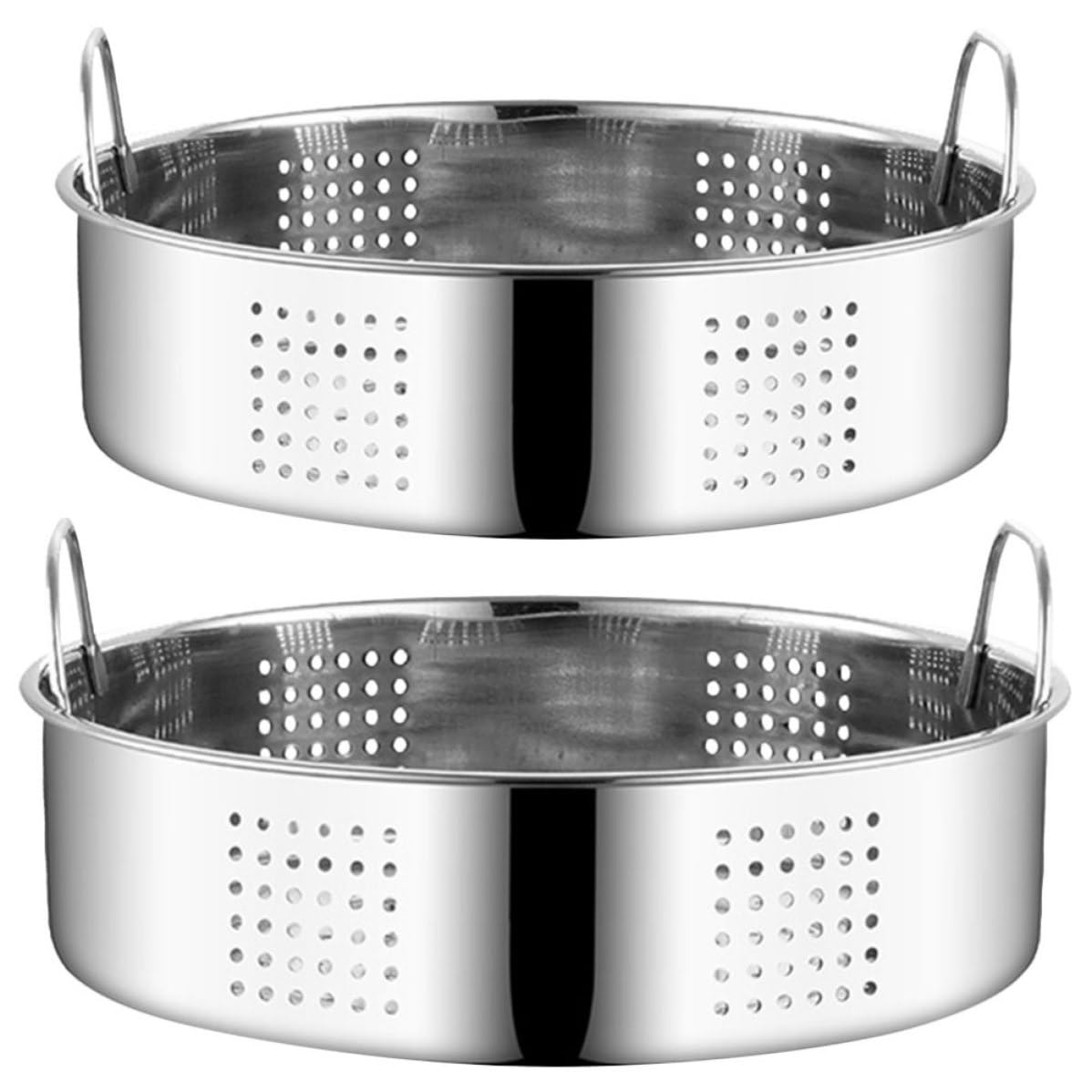 Cesta de vapor de 2 piezas para cocinar arroz y maíz tierno en casa