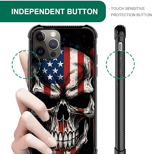 Vista 60 de Funda compatible con iPhone 13 Pro, diseño de patrón para iPhone 13 Pro, fundas para mujeres y niñas, Betsy Ross 13 estrellas de madera con bandera