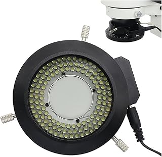 XuuSHA Acessórios de microscópio digital portátil, microscópio, LED, anel de luz, microscópio, iluminadores de diâmetro 62 mm, acessórios de microscópio