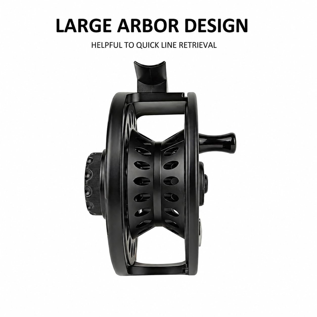 Amazon.com: Aventik Z Fly Reel Center Drag System Classic III Graphite Large  Arbor Sizes 3/4, 5/6, 7/8 Fly Fishing Reels (5/6) : Sports & Outdoors