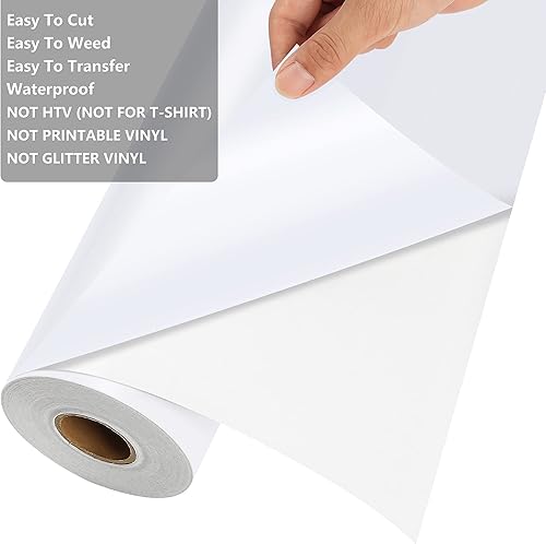 Miniatura 3 de Lya Vinyl Rollo de vinilo permanente de 70 pies para Cricut, rollo de vinilo permanente para exteriores para calcomanías del hogar, taza, ventana,