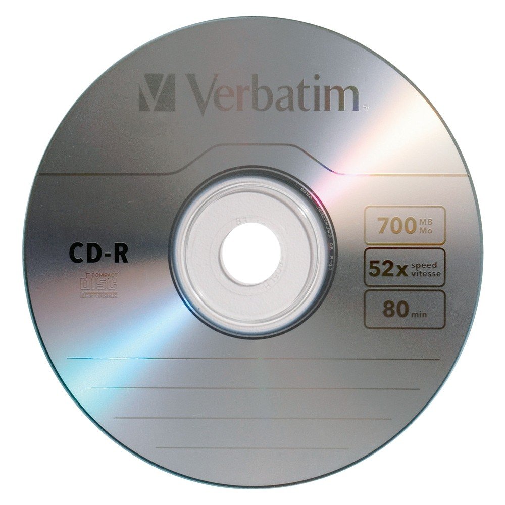 Verbatim Standard 120mm CD-R Media 700 MB 50 Pieza(s) - CD-RW vírgenes (CD-R, 700 MB, 50 Pieza(s), 80 min, 52x, Caja para Pastel)