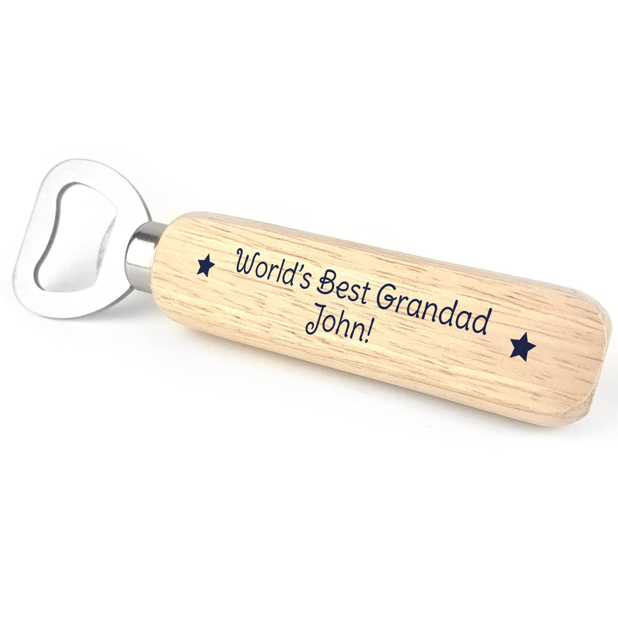 Worlds Best Grandad Wood Bottle Opener Grandparent Gift Birthday Xmas Grandad Gift