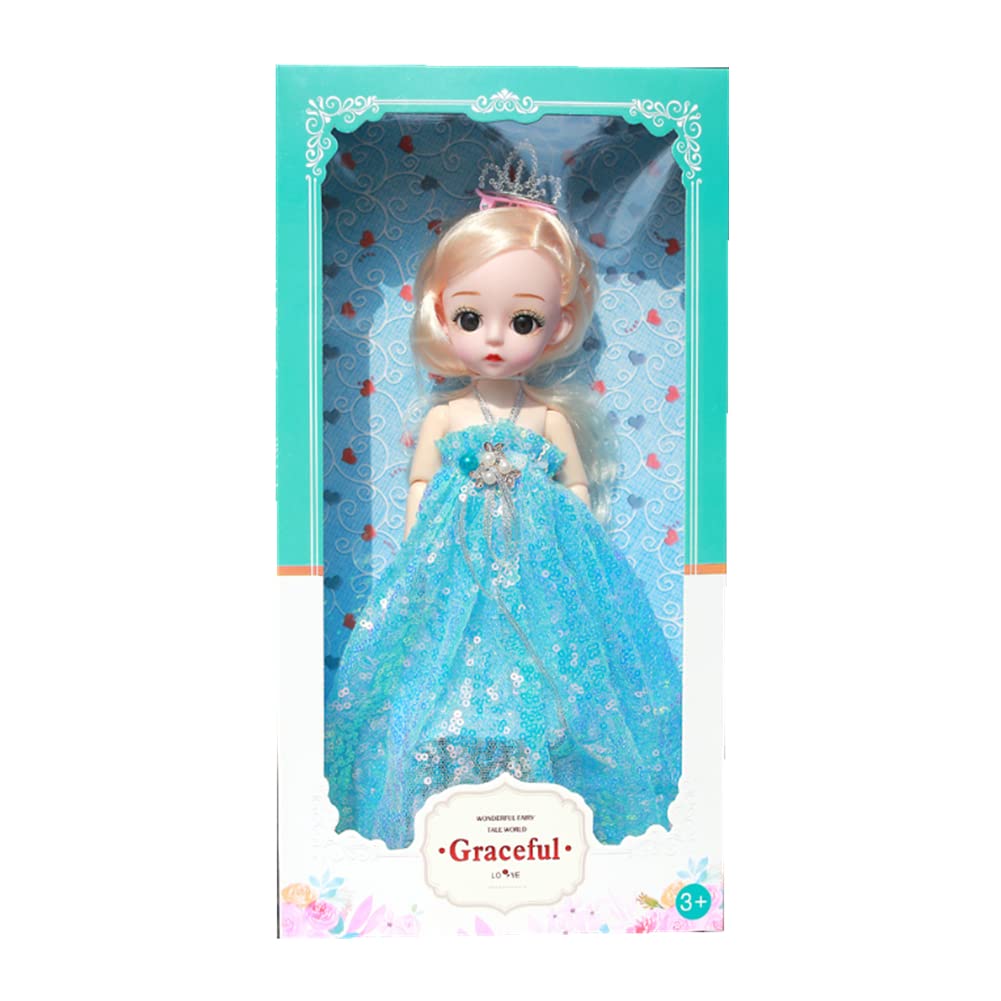 Girl Laurie Princess Dolls Mini-Doll Gift Box Set (D)
