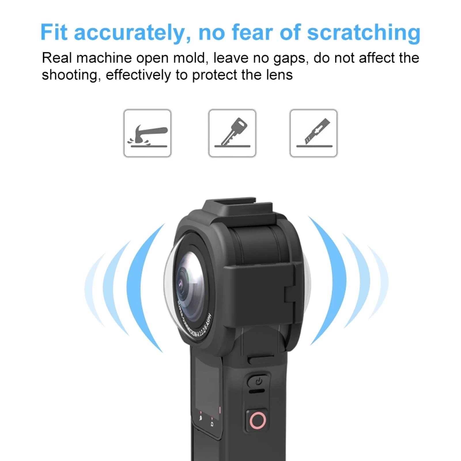 for 360 1-Inch 360 Edition Lens Guard Cover Complete Protection Anti-Scratch Sport Camera Lens Accessories Lens Protector