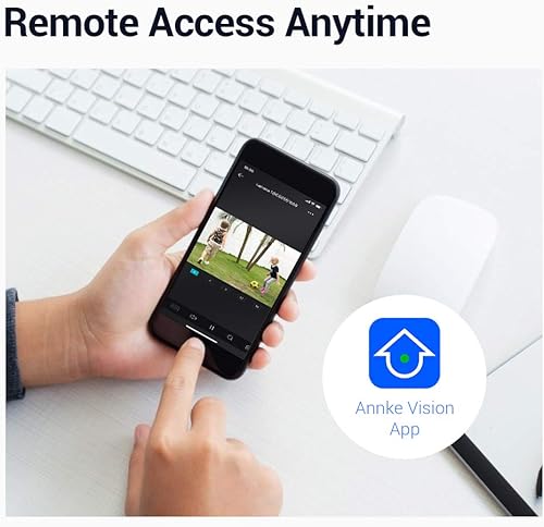 Miniatura 7 de ANNKE Sistema de cámara de seguridad con cable de 8 canales con disco duro de 1 TB, DVR de vigilancia H.265+ y cámara CCTV HD IP66 de 8 x 1080p,