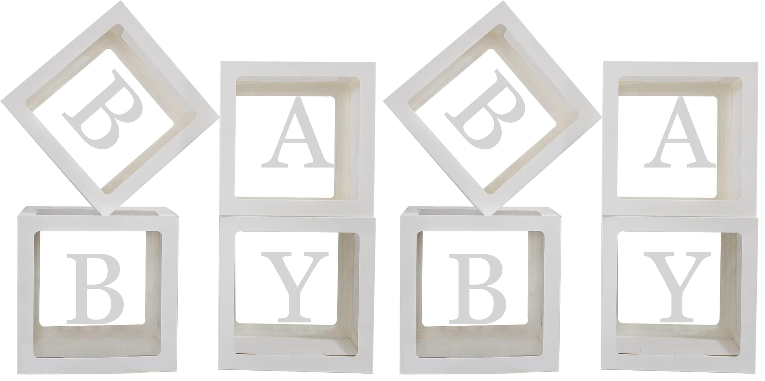 Baby Shower Boxes - Gender Reveal Decor -7