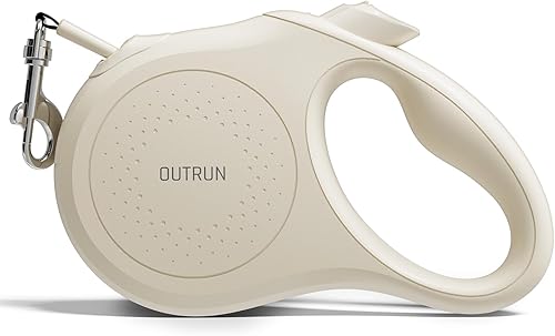 OUTRUN Correa retráctil resistente para perros, correa de paseo para perros de 16 pies para perros pequeños y medianos de hasta 55 libras, sin
