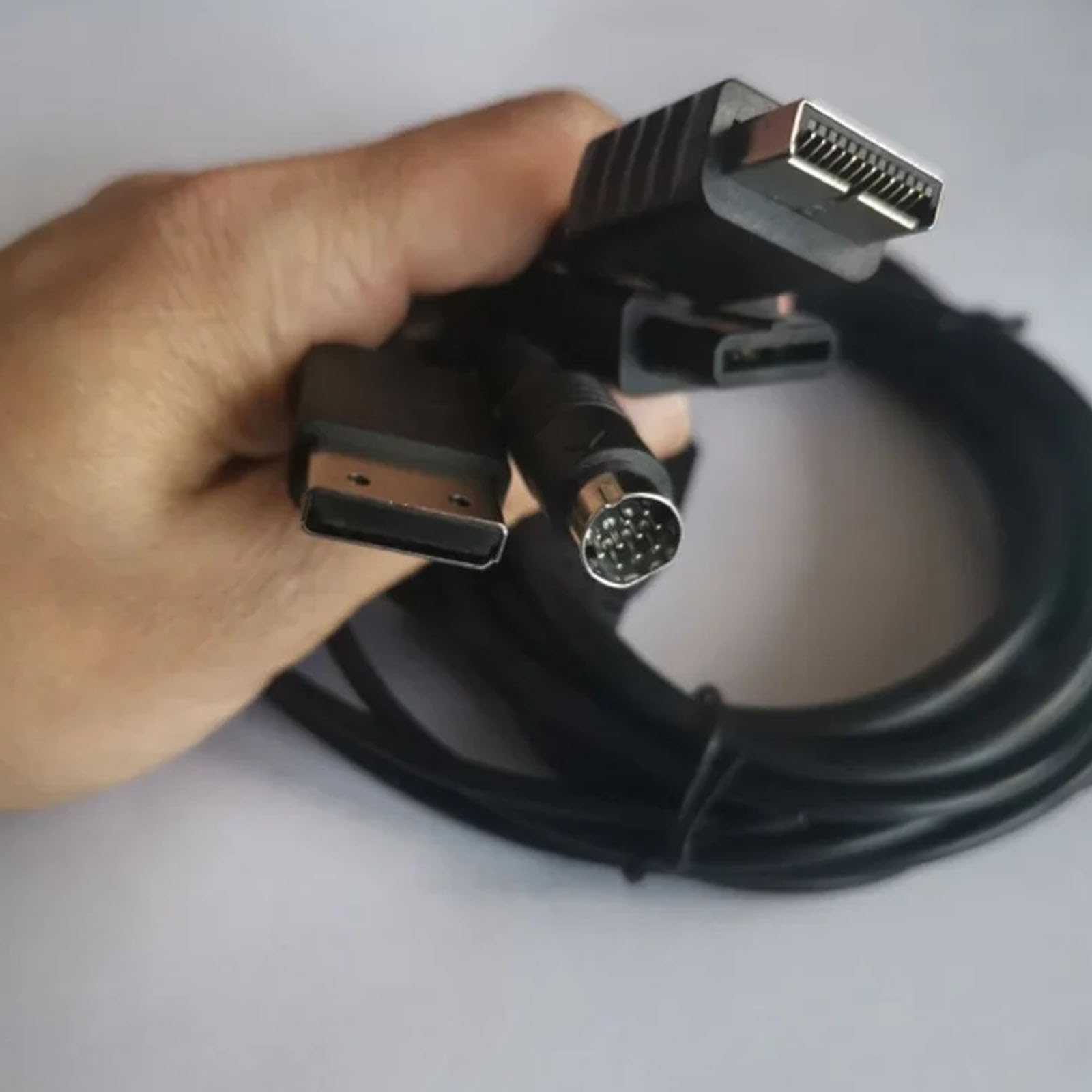 Câble vidéo S multi-en 1 N64 DC128 - Transfert stable pour console de jeu rétro - 1,80 m de long - Cordon AV multi-plateforme