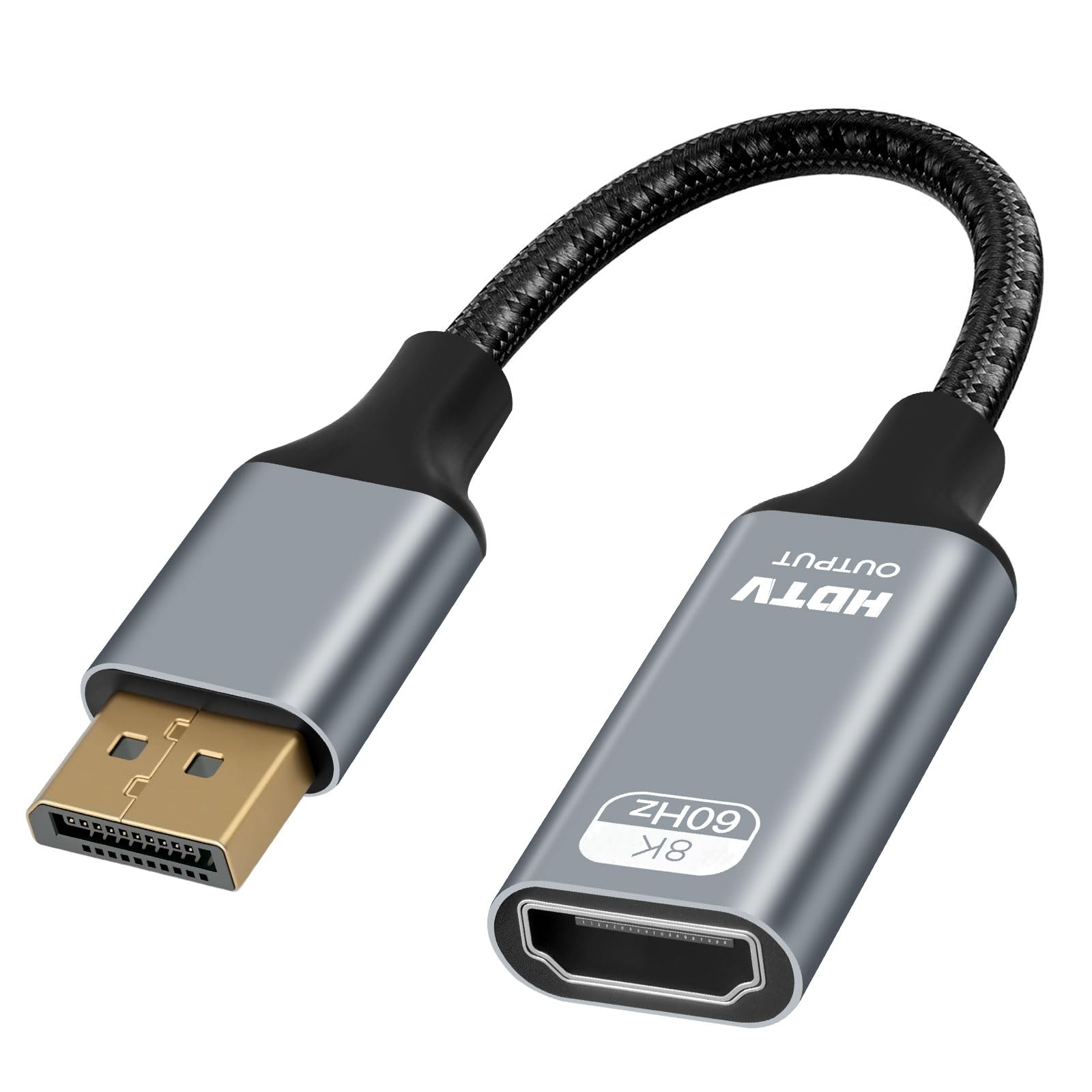 Adaptador DisplayPort 1.4 A HDMI 2.1 8K: Imagen Ultra Realista Para Gaming Y Cine En Casa