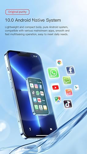 Miniatura 6 de Super Mini Smartphone 4G SOYES XS16 Android 10.0 Tarjeta ultra ligera de 3 pulgadas Stundent Teléfono celular 5MP Carmera 2000mAh WiFi de tamaño de