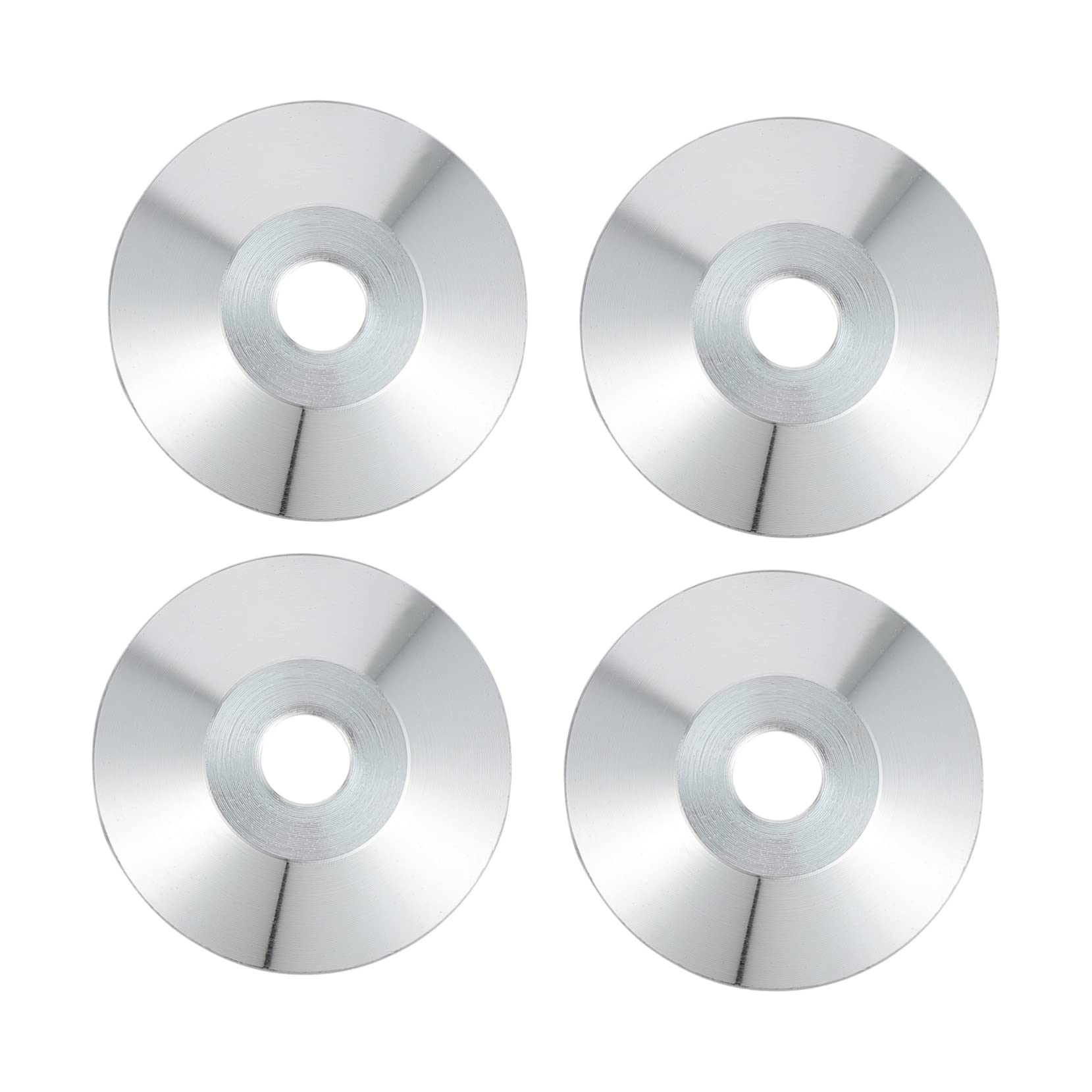 Base de altavoz de acero al carbono Uonlytech, soportes antivibración grises, pack de 4 8