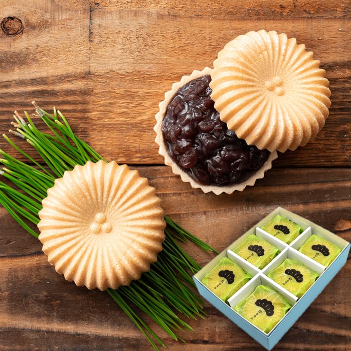 Amazon | 【御菓子処湊屋】松 もなか 6個入 【粒あん】父の日 最中