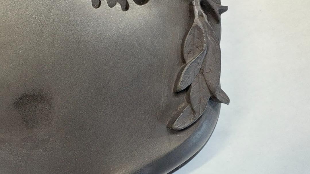 ◆未使用◆中国硯【而檜硯】◆唐木箱 龍蜥蜴彫刻唐硯 ◆石筋模様◆大型硯 中国硯而檜硯唐木箱 龍蜥蜴彫刻唐硯 石筋模様美術彫刻 2025年