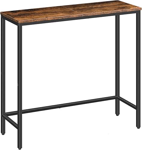 HOOBRO Narrow Console Table, 29.5" Small Entryway Table, Thin Sofa