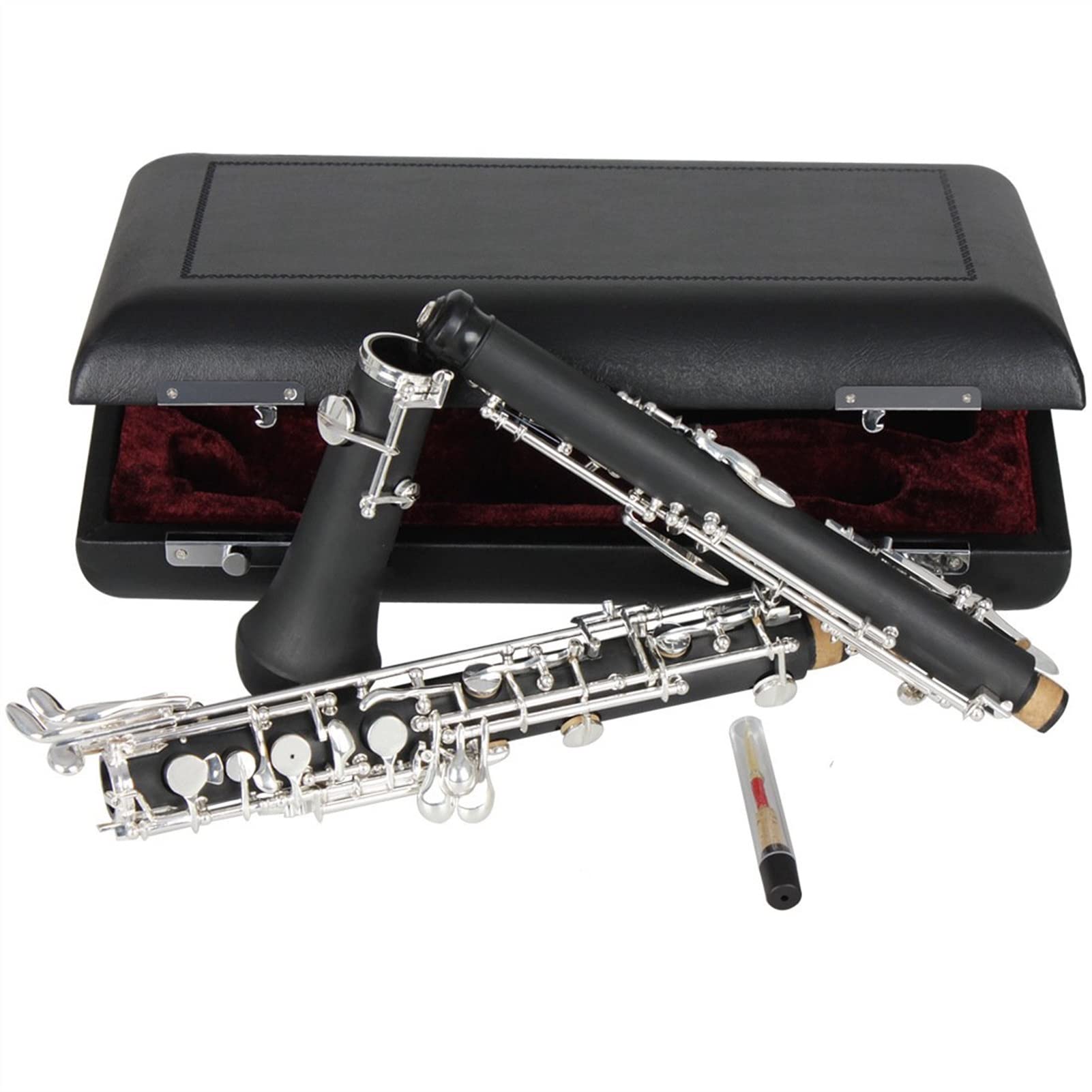 Strumento Oboe Chiave C Oboe Semiautomatico, Bachelite Corpo di Tubo, Strumento di Test Prestazioni Professionali Principiante di Oboe