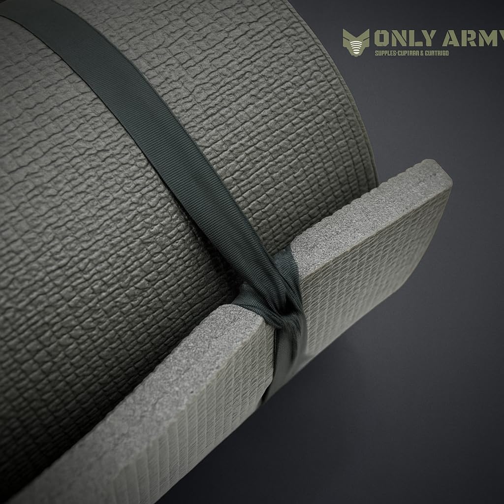 Dutch Army 2cm Extra Thick Foam Roll Sleeping Mat- Compact & Comfortable- Waterproof **-