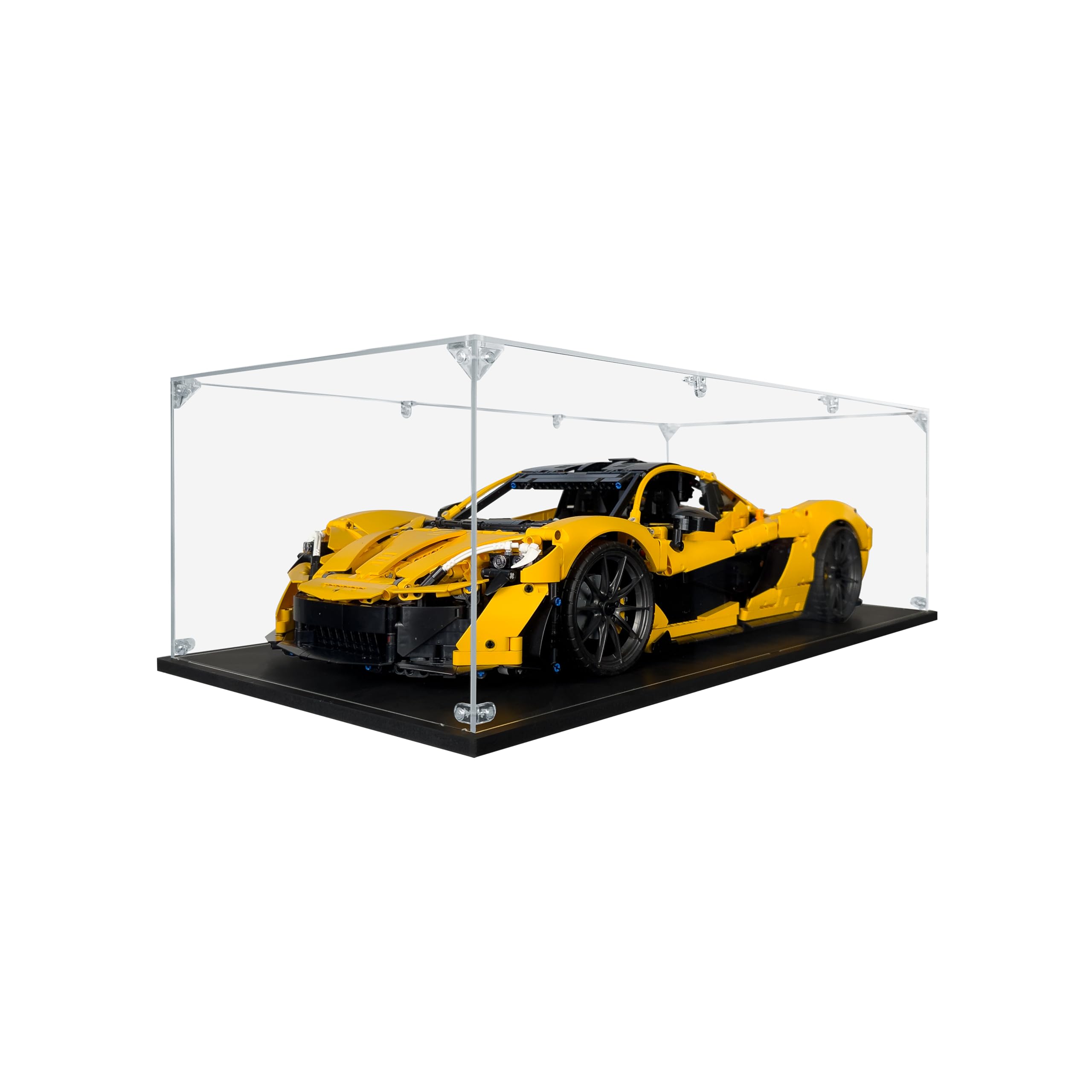 SONGLECTION Acrylic Display Case for LEGO McLaren P1 #42172, Dustproof, Clear