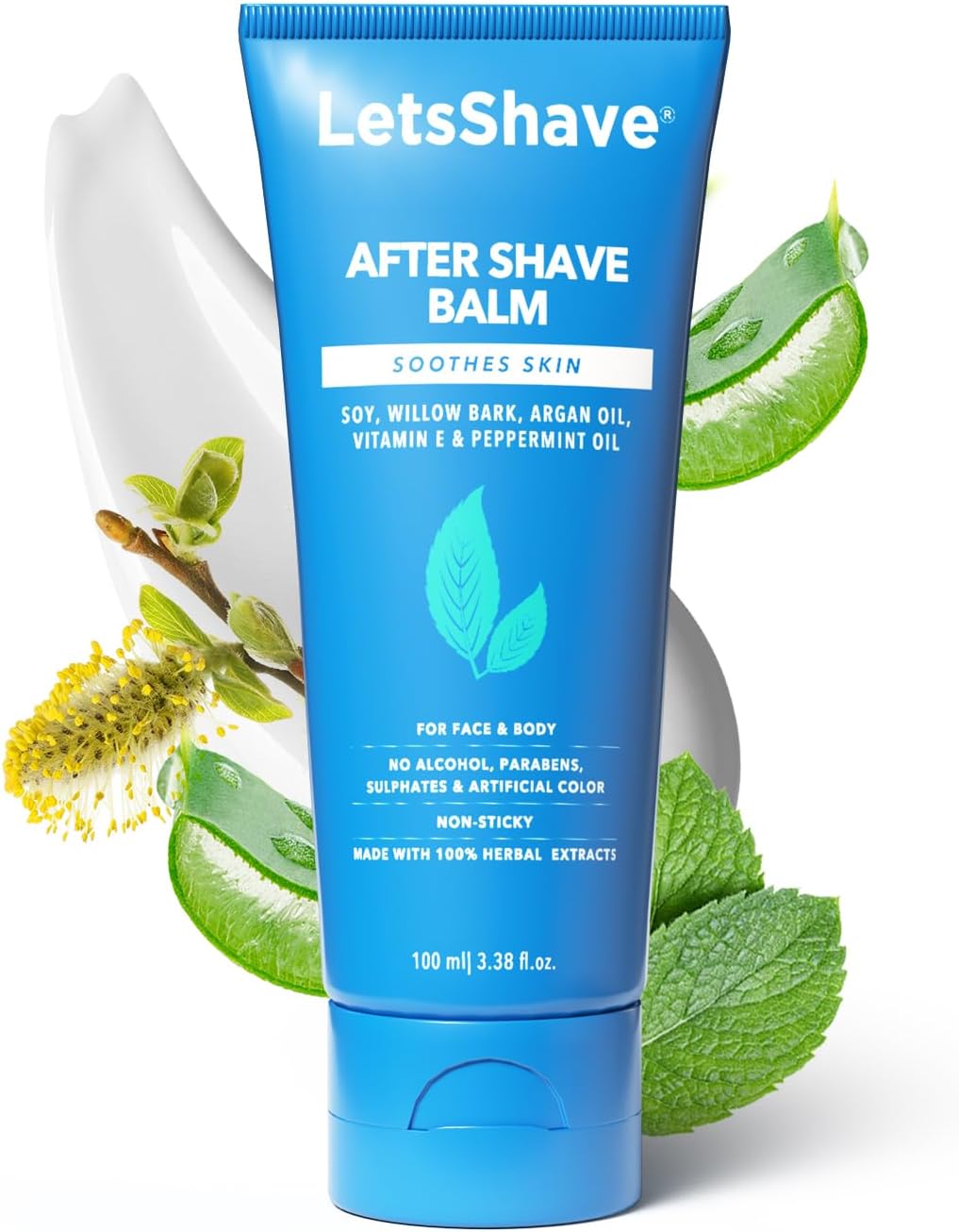 After Shave balm with Soyabean seed and Willow bark extract, Argan oil, Cooling & Refreshing- 100 ml