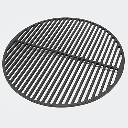 Wiltec Rejilla Grill Parrilla Redonda Hierro Fundido 45 Cm Asado Barbacoa Fuego Brasas Gas Leña Carbón