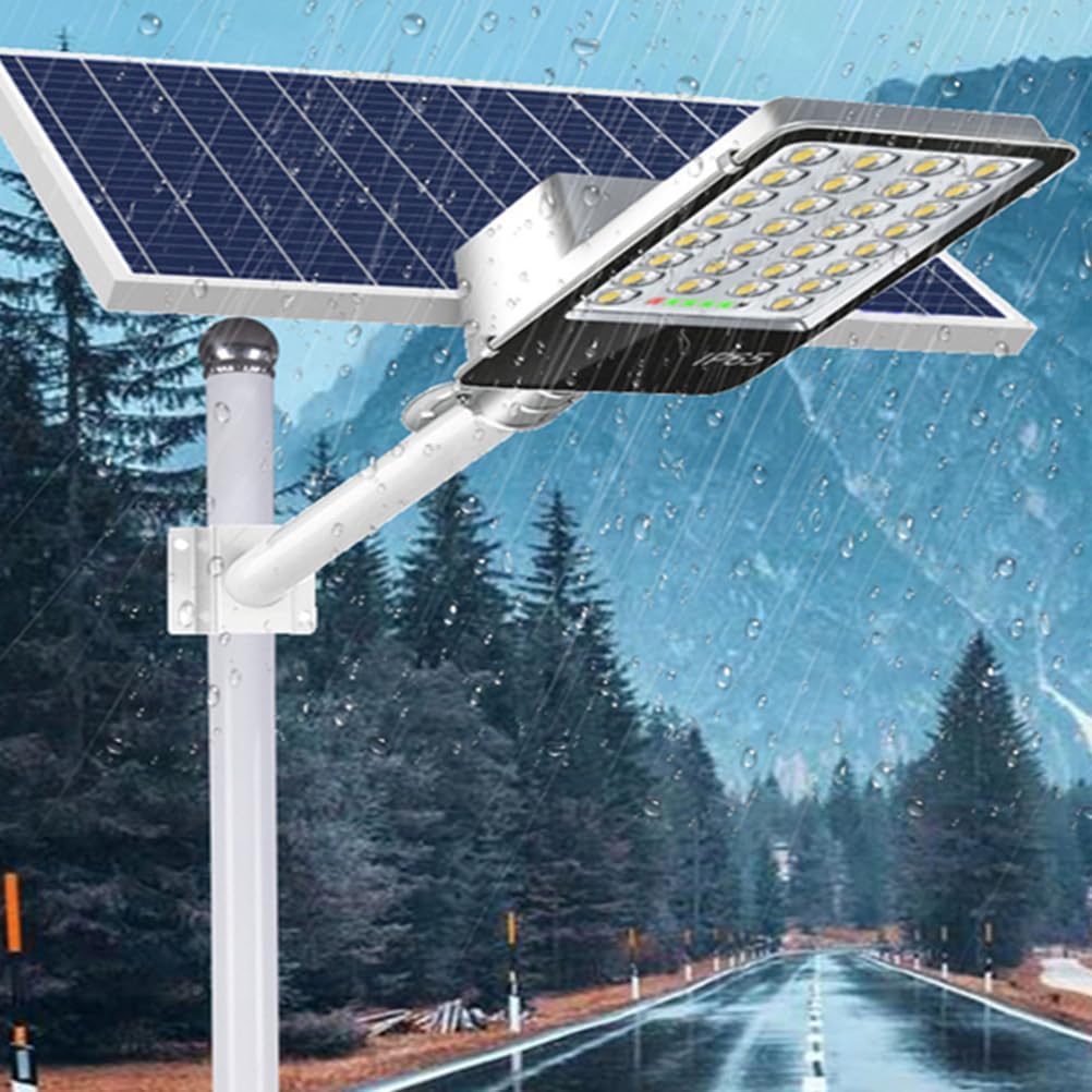 200W, Super Bright LED Beads Solar Lights IP65 Waterproof Solar Power Security Light Auto On/of, for Parking Lot Stadium(50W-200W)
