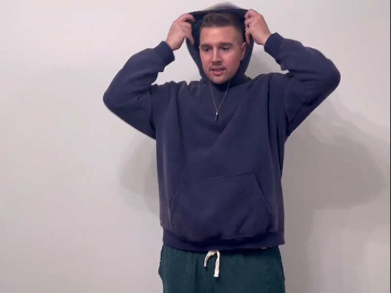Pull à Capuche Oversize Pour Homme - Coton Décontracté - Veste De Sport Confortable - Haut D'hiver
