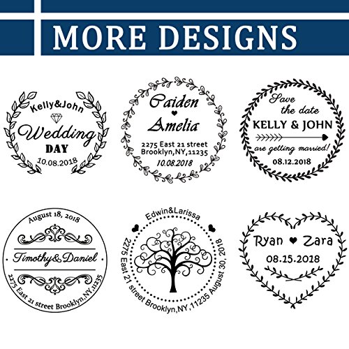 Custom Stamps Return Address Stamp-Personalized Wedding Stamp, Use In Return Address,Wedding Invitations, Save The Dates, Rsvp Cards #TOP3