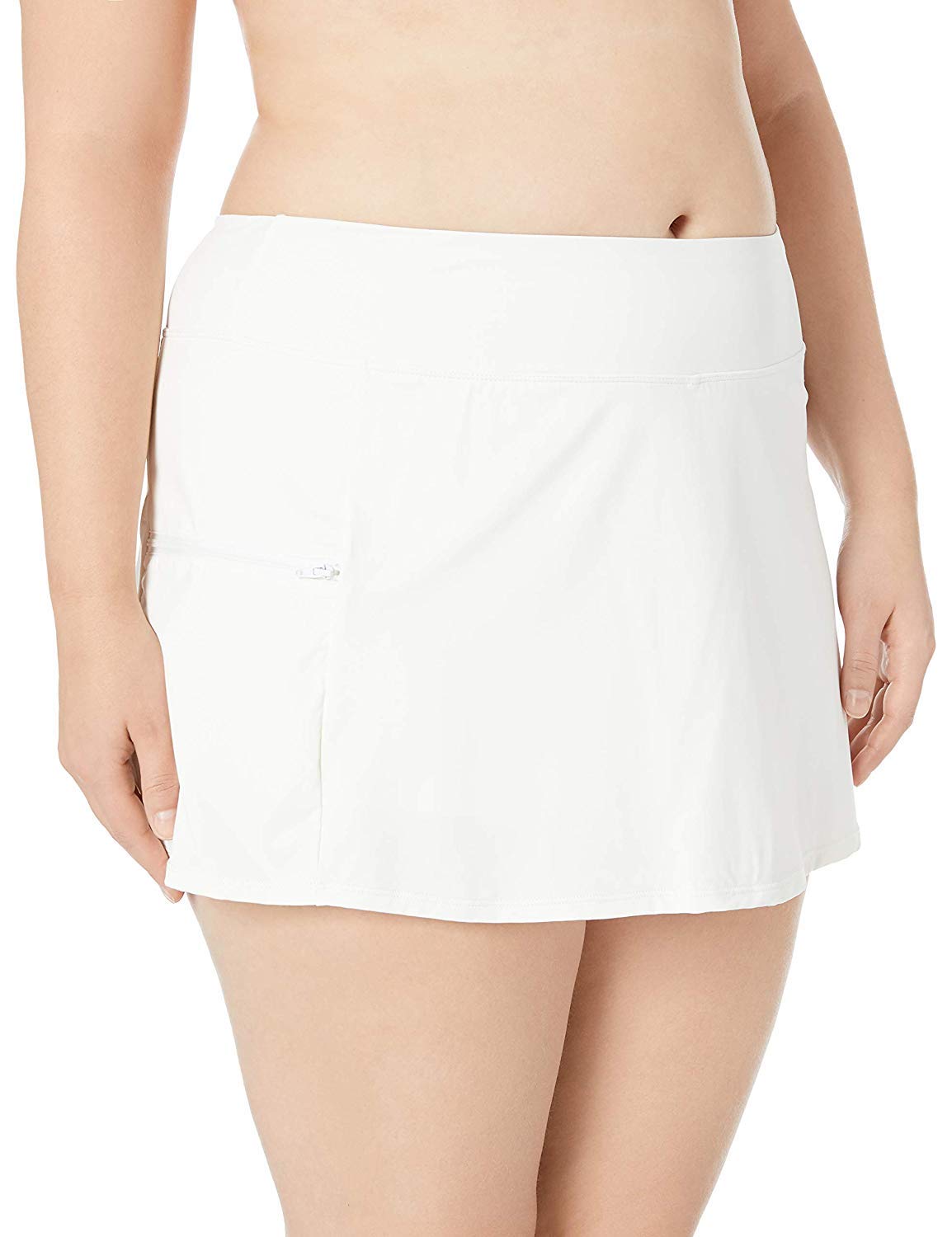 beach house Women's Plus Size Paloma Pull on Swim Skort Bikini Bottom with Zip Pocket-picture-33