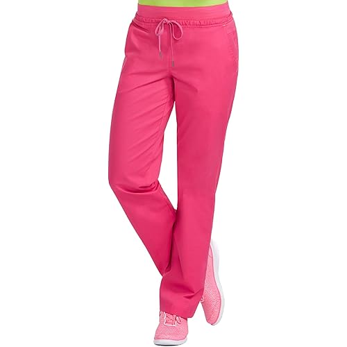 Med Couture Signature Yoga Drawstring Pant for Women, Strawberry/Apple, XXX-Large